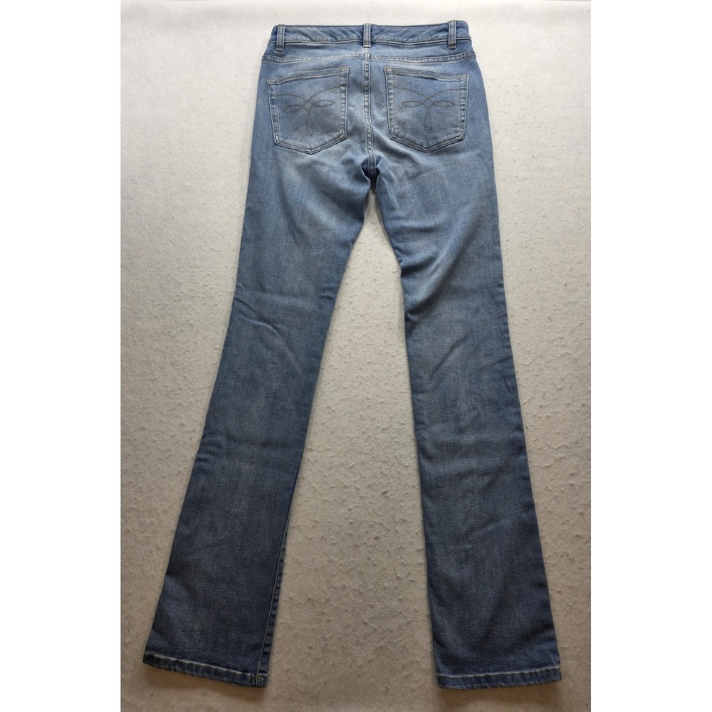 Chaps Ralph Lauren Denim Women's Madden Straight Blue Jeans Pants. Size 2 - Picture 3 of 9
